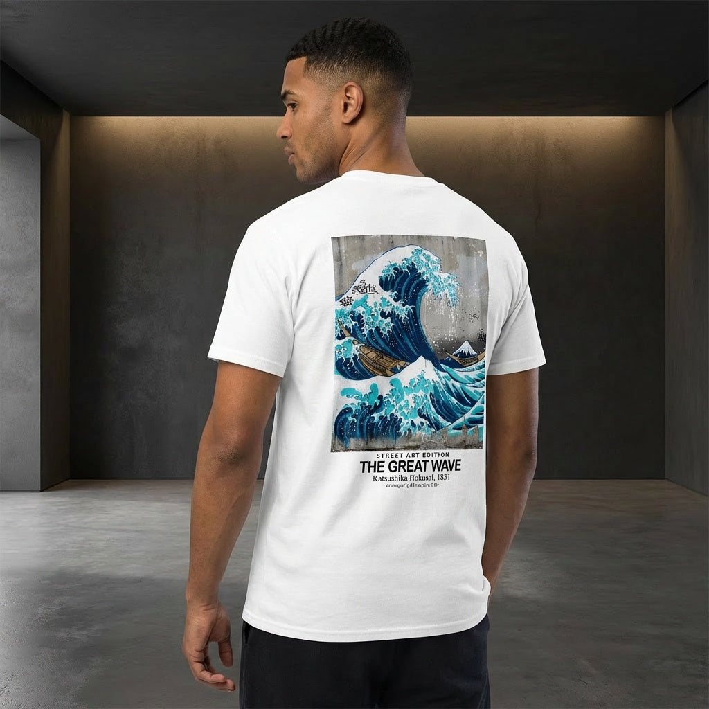 The Great Wave T-Shirt - STREET ART EDITION-3