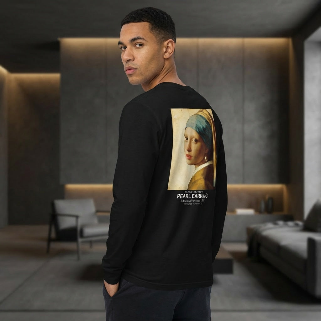 Girl with a Pearl Earring Sweater - RETRO EDITION-4
