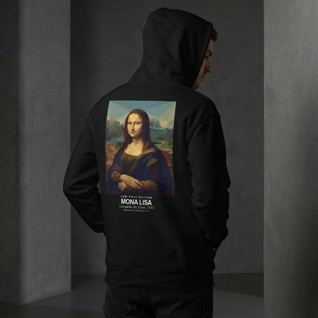 Mona Lisa Hoodie - LOW POLY EDITION-1
