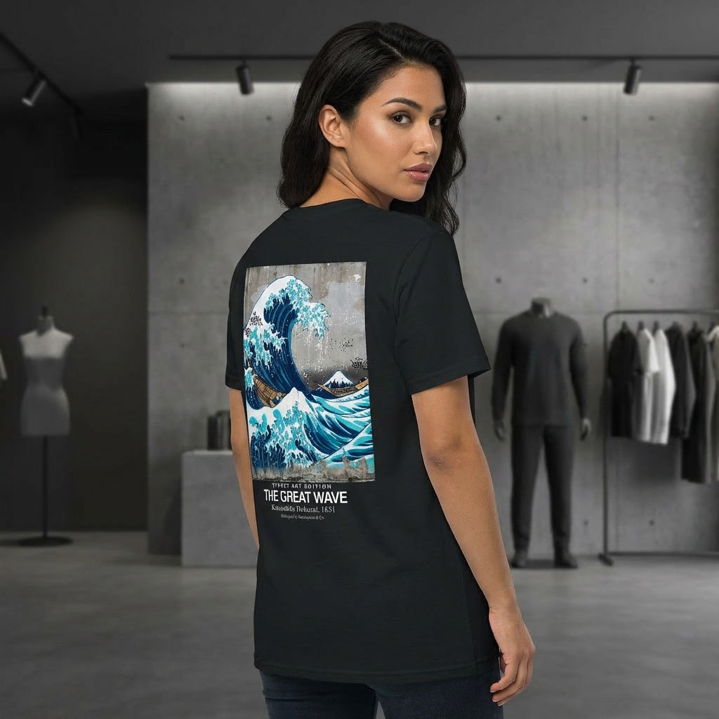 The Great Wave T-Shirt - STREET ART EDITION-2