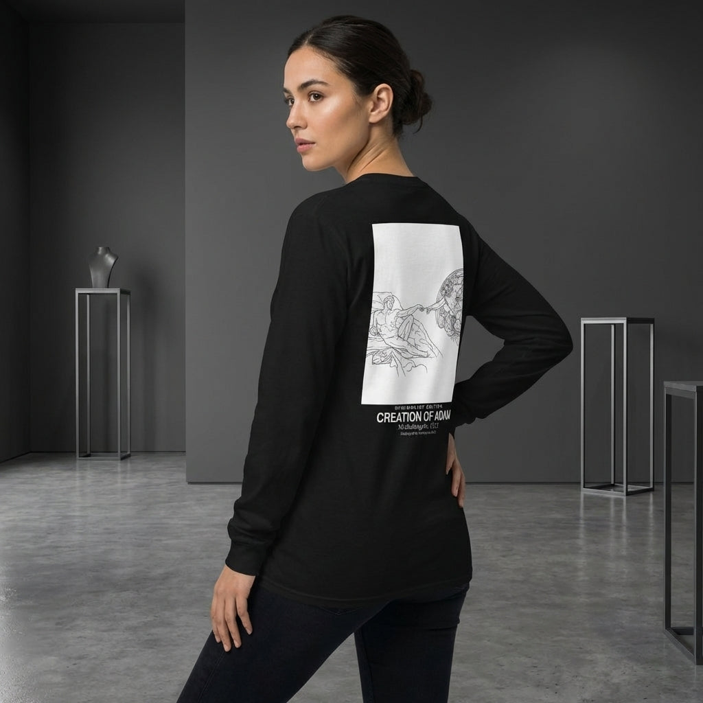Creation of Adam Longsleeve T-Shirt - MINIMALIST EDITION-3