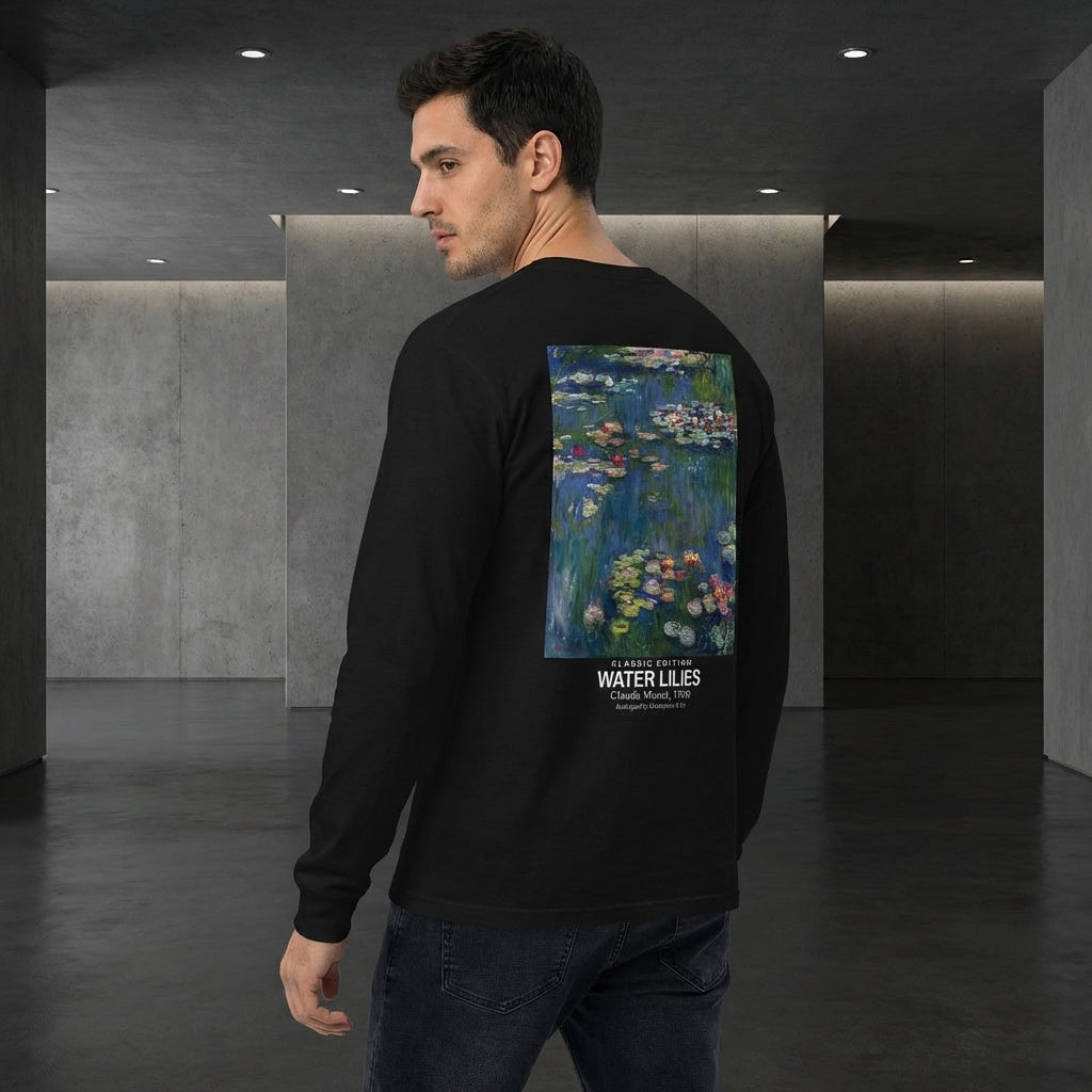 Water Lilies Longsleeve T-Shirt - CLASSIC EDITION-4