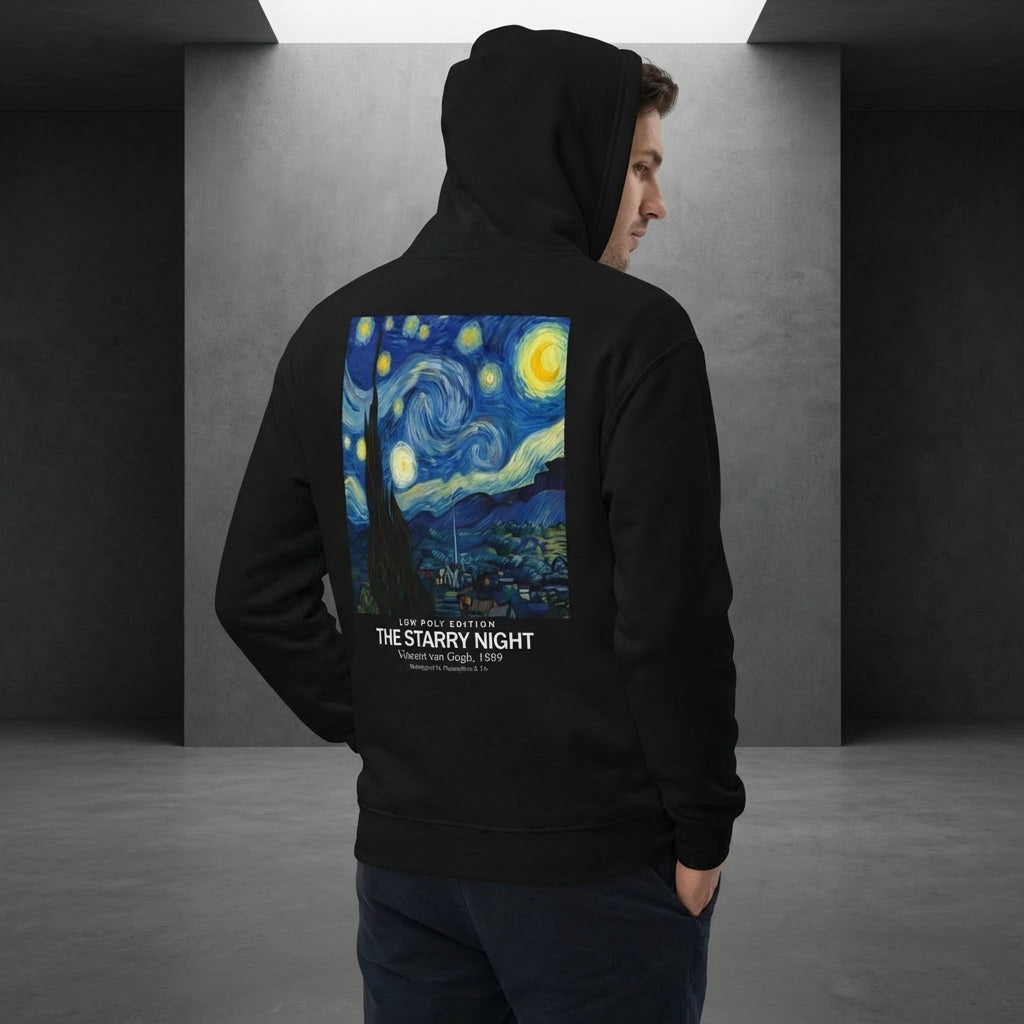 The Starry Night Hoodie - LOW POLY EDITION-1