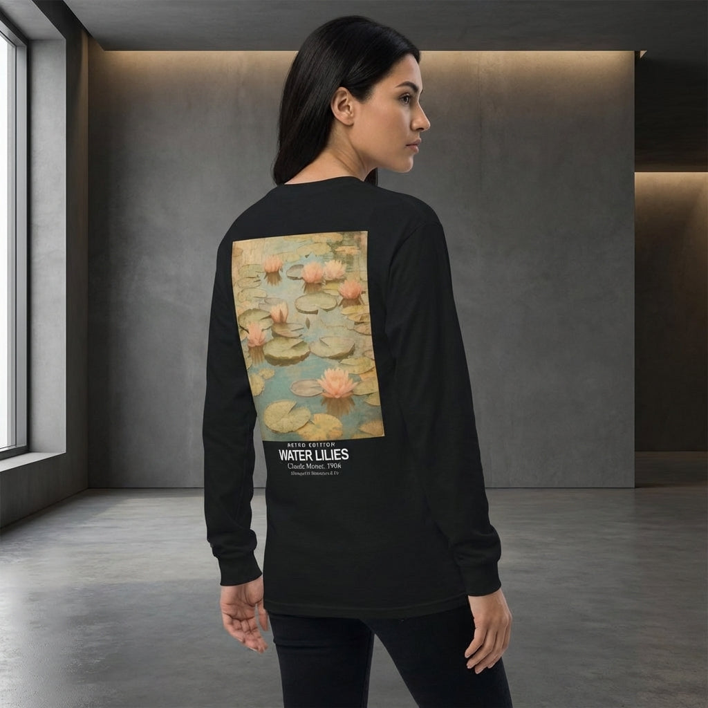 Water Lilies Longsleeve T-Shirt - RETRO EDITION-3