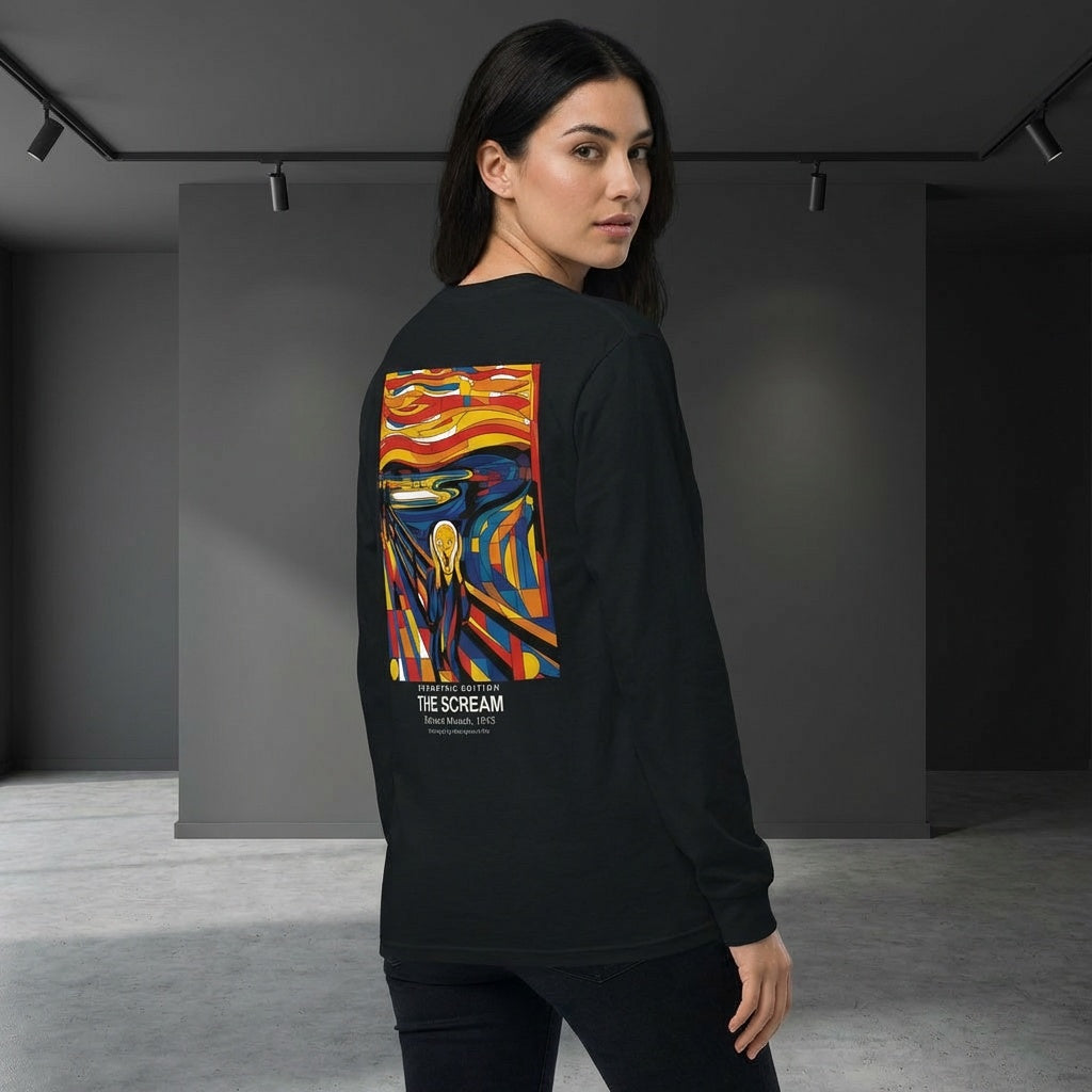 The Scream Longsleeve T-Shirt - GEOMETRIC EDITION-2