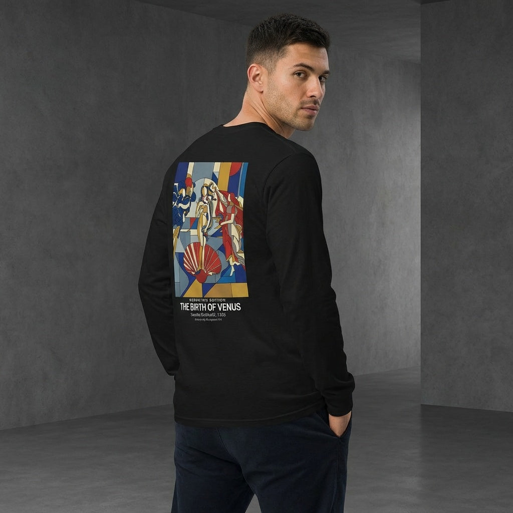 The Birth of Venus Longsleeve T-Shirt - GEOMETRIC EDITION