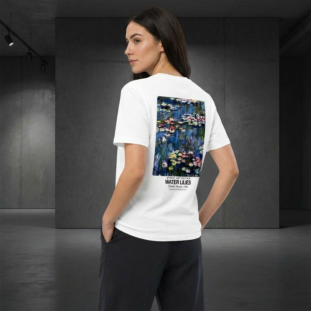 Water Lilies T-Shirt - STREET ART EDITION-4