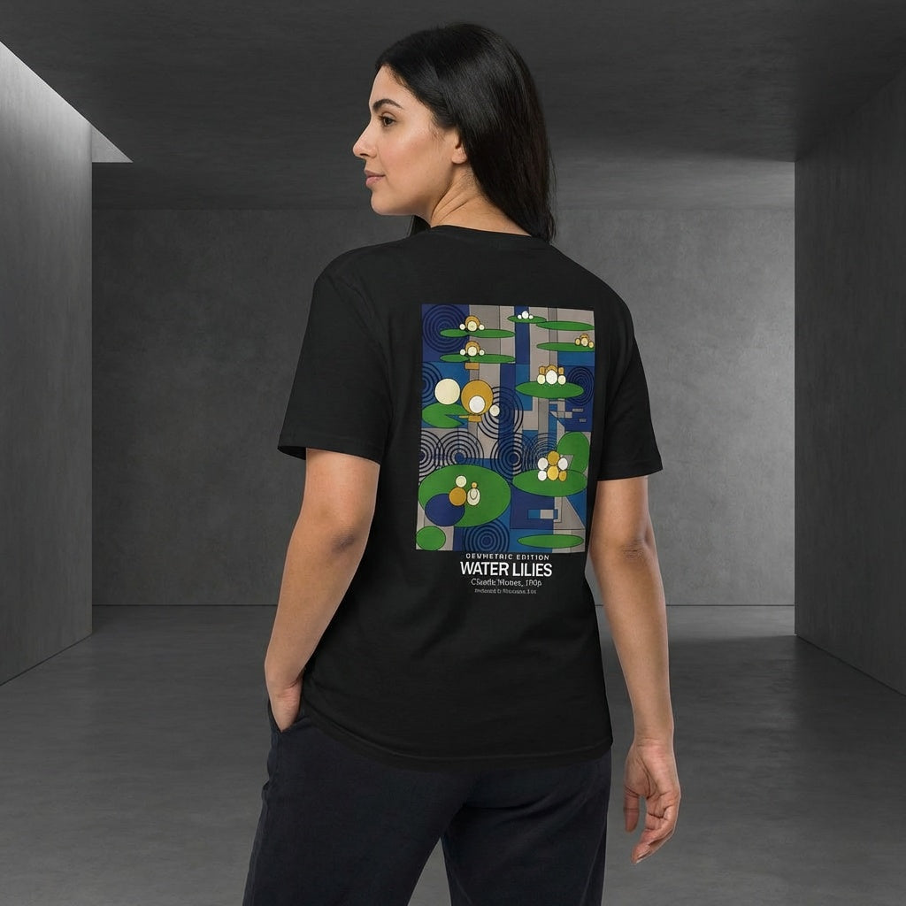 Water Lilies T-Shirt - GEOMETRIC EDITION-2