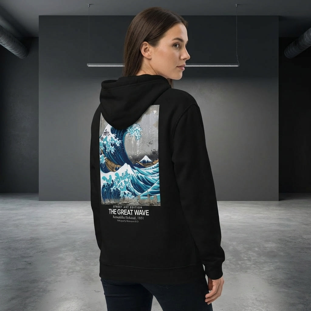 The Great Wave Hoodie - STREET ART EDITION-4