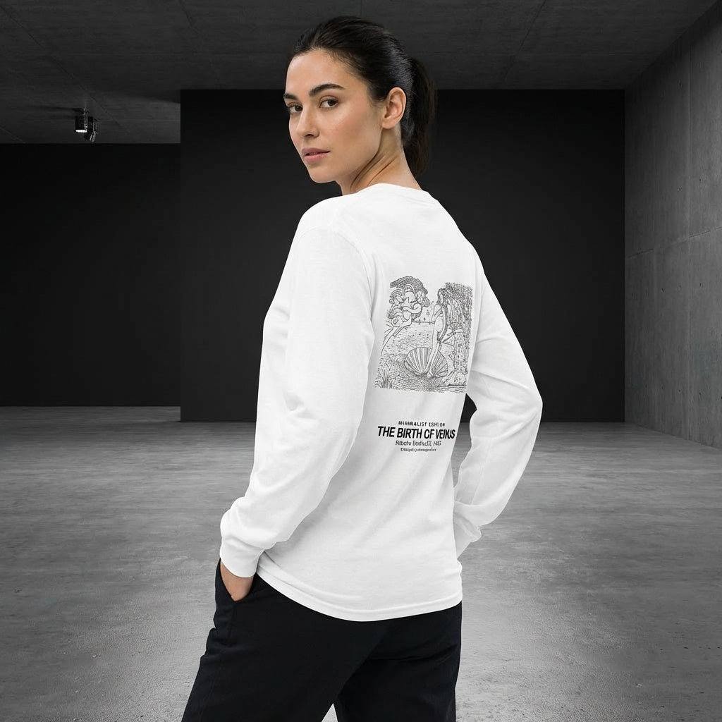 The Birth of Venus Longsleeve T-Shirt - MINIMALIST EDITION-2