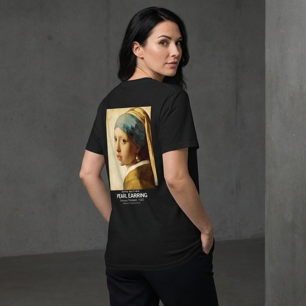 Girl with a Pearl Earring T-Shirt - RETRO EDITION-3
