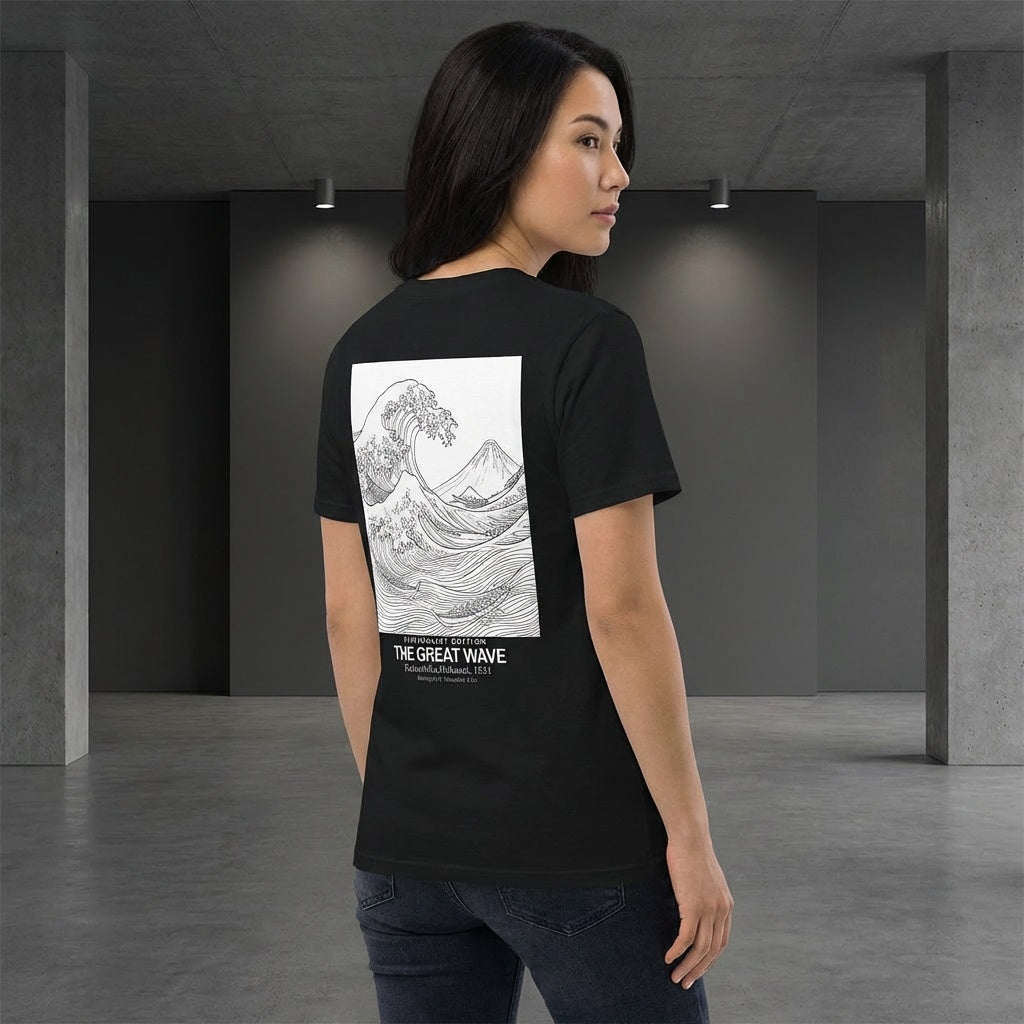 The Great Wave T-Shirt - MINIMALIST EDITION-4