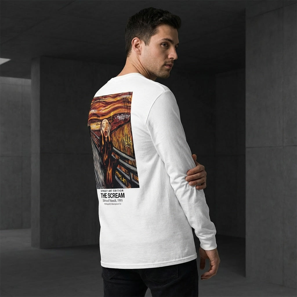 The Scream Longsleeve T-Shirt - STREET ART EDITION-3
