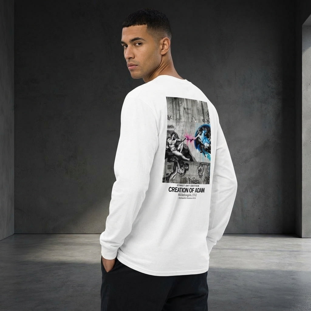 Creation of Adam Longsleeve T-Shirt - STREET ART EDITION-4