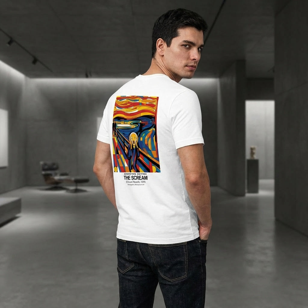 The Scream T-Shirt - GEOMETRIC EDITION-2