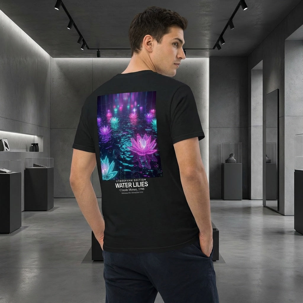 Water Lilies T-Shirt - CYBERPUNK EDITION-2