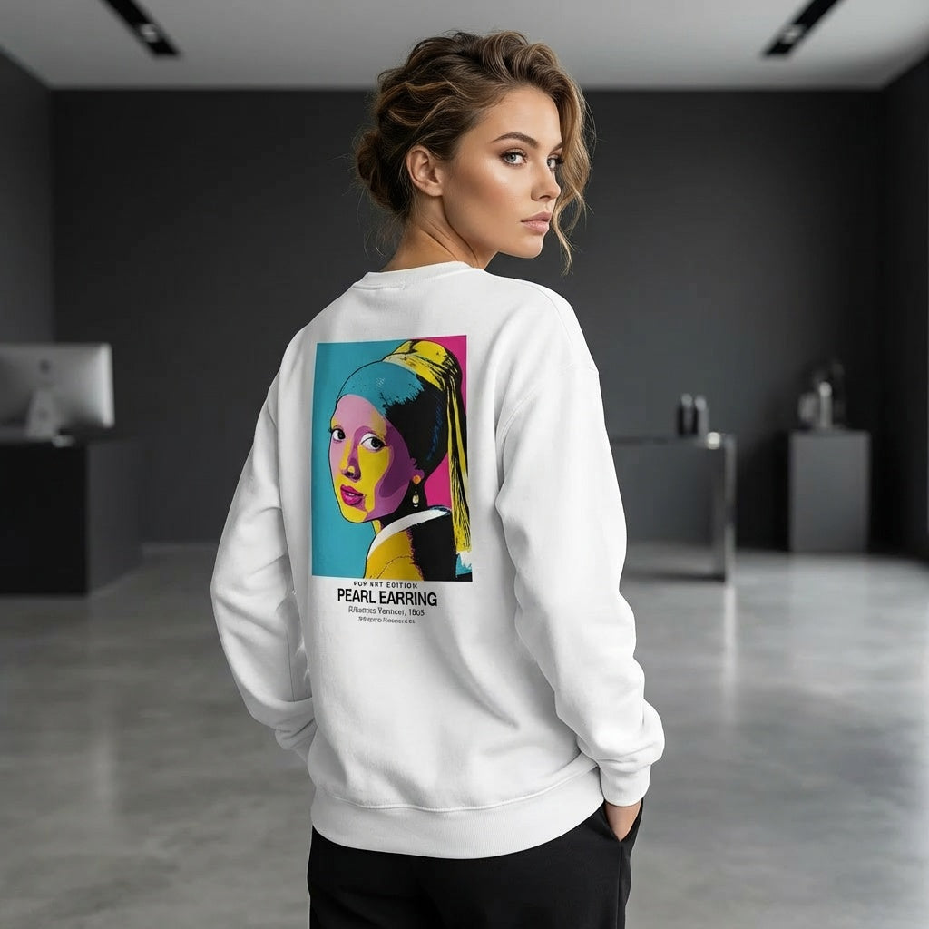 Girl with a Pearl Earring Sweater - POP ART EDITION-3