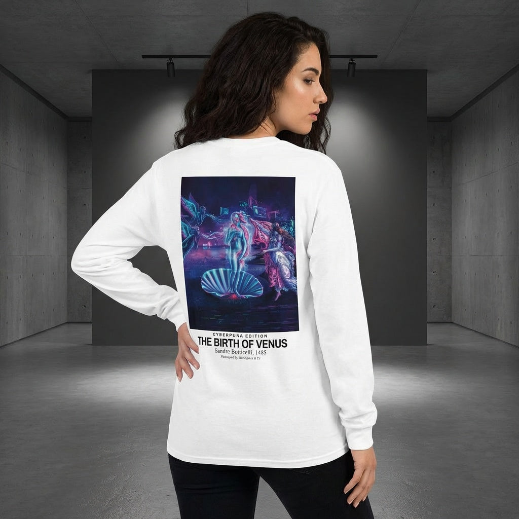 The Birth of Venus Longsleeve T-Shirt - CYBERPUNK EDITION