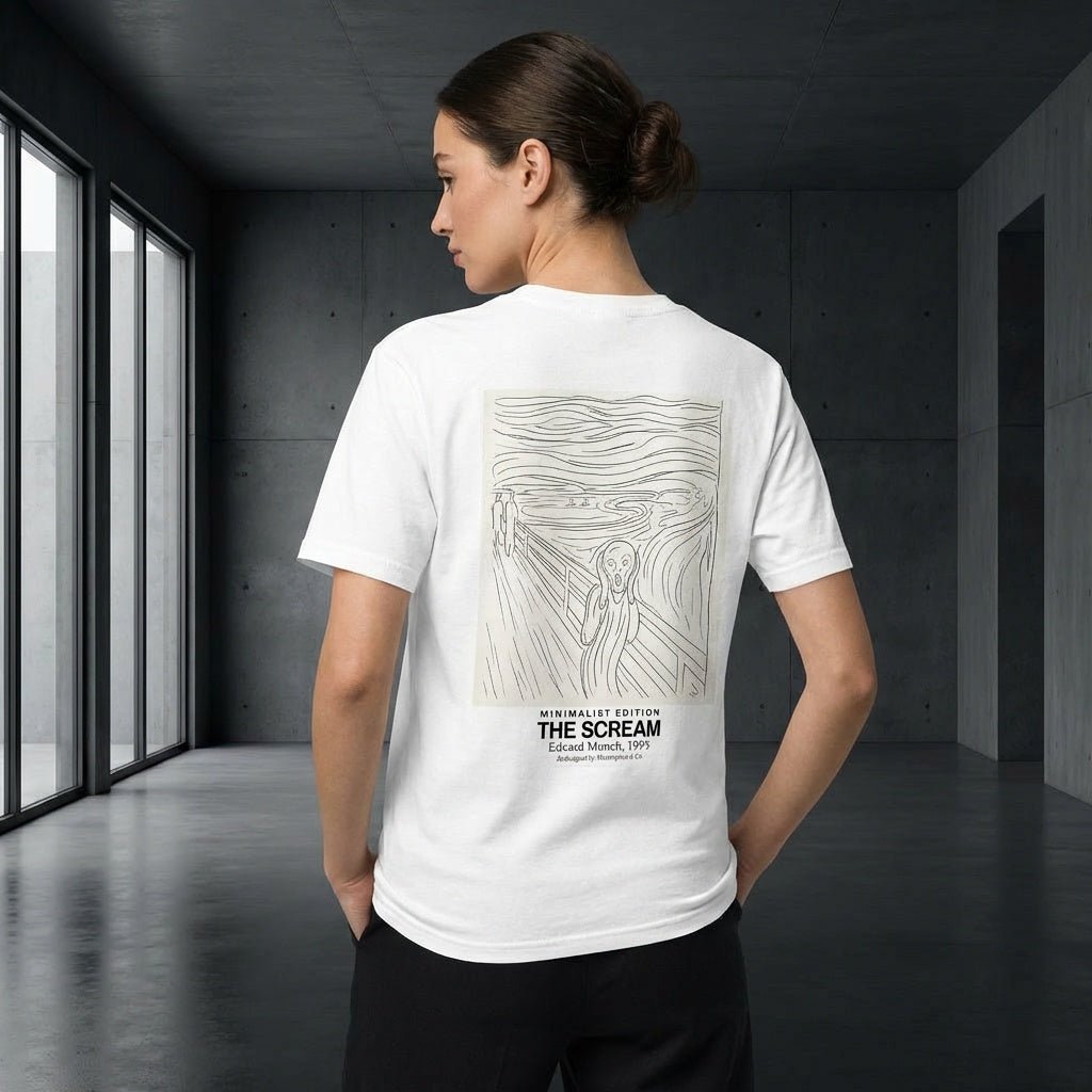 The Scream T-Shirt - MINIMALIST EDITION-2