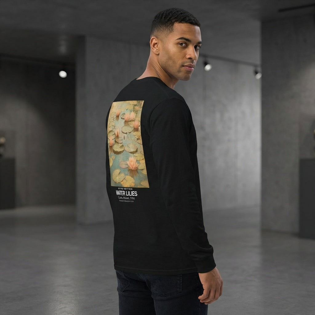 Water Lilies Longsleeve T-Shirt - RETRO EDITION-4