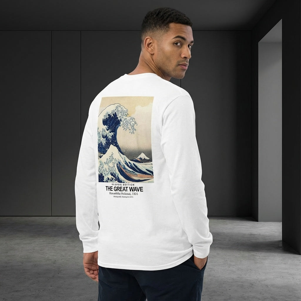 The Great Wave Longsleeve T-Shirt - CLASSIC EDITION-2