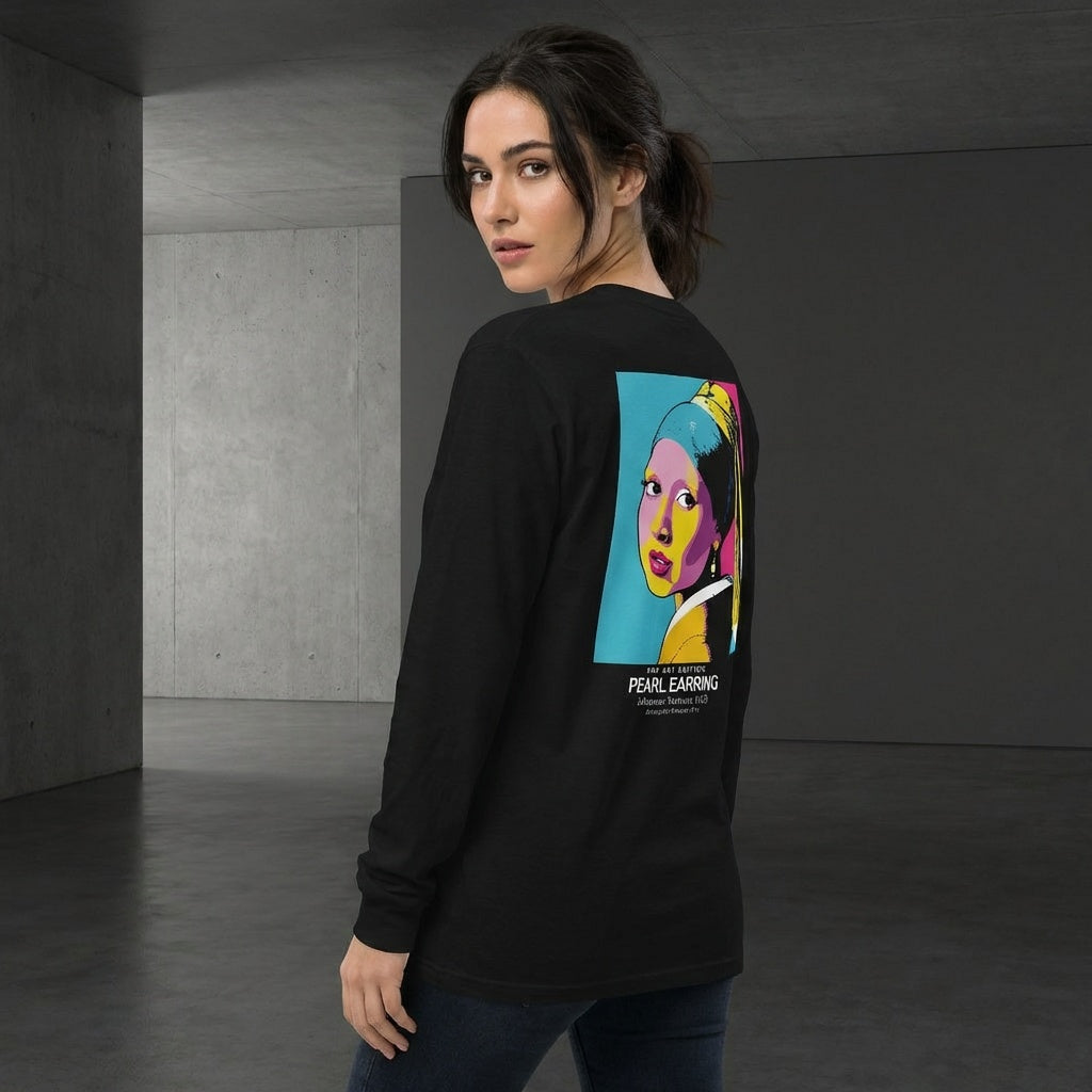 Girl with a Pearl Earring Sweater - POP ART EDITION-1