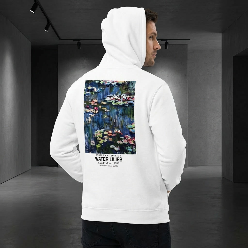 Water Lilies Hoodie - STREET ART EDITION-3