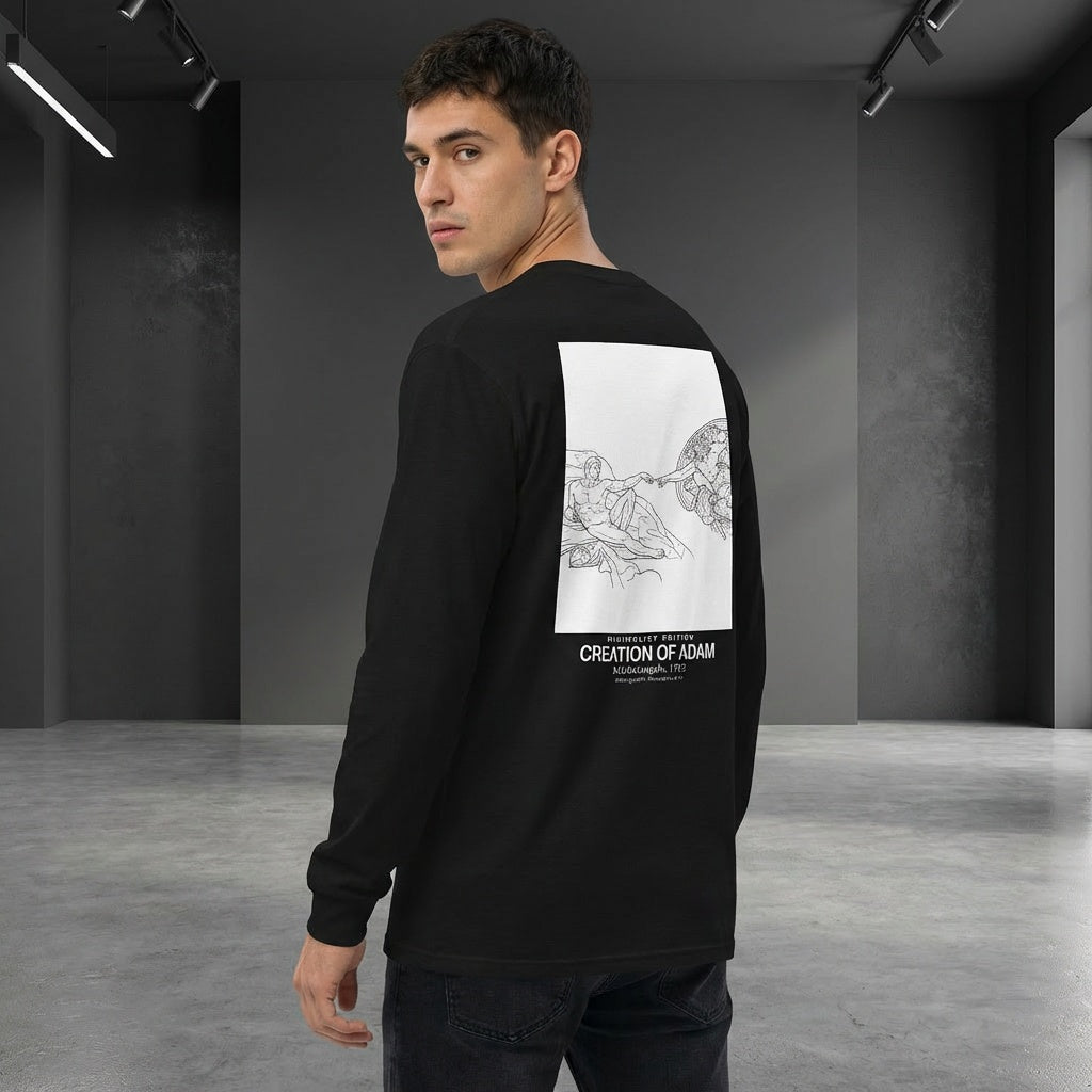 Creation of Adam Longsleeve T-Shirt - MINIMALIST EDITION-4