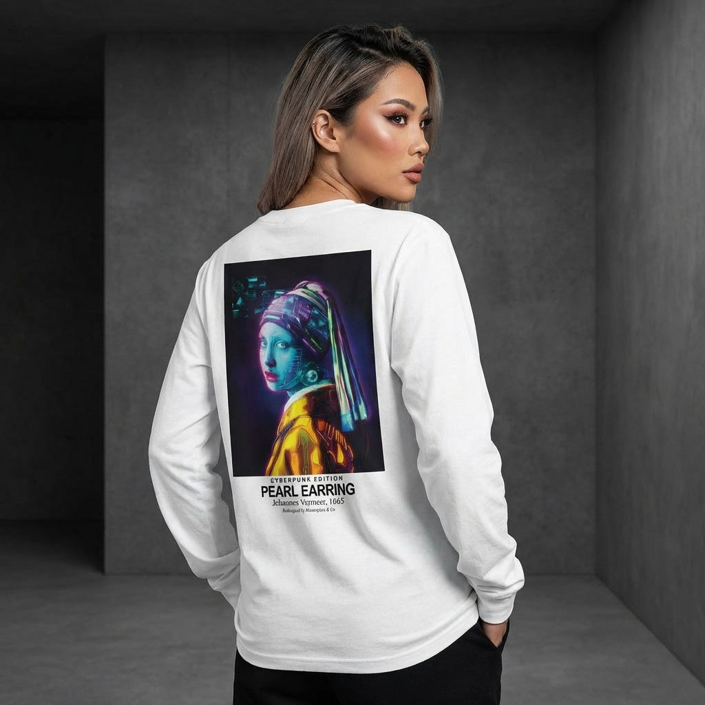 Girl with a Pearl Earring Sweater - CYBERPUNK EDITION-4
