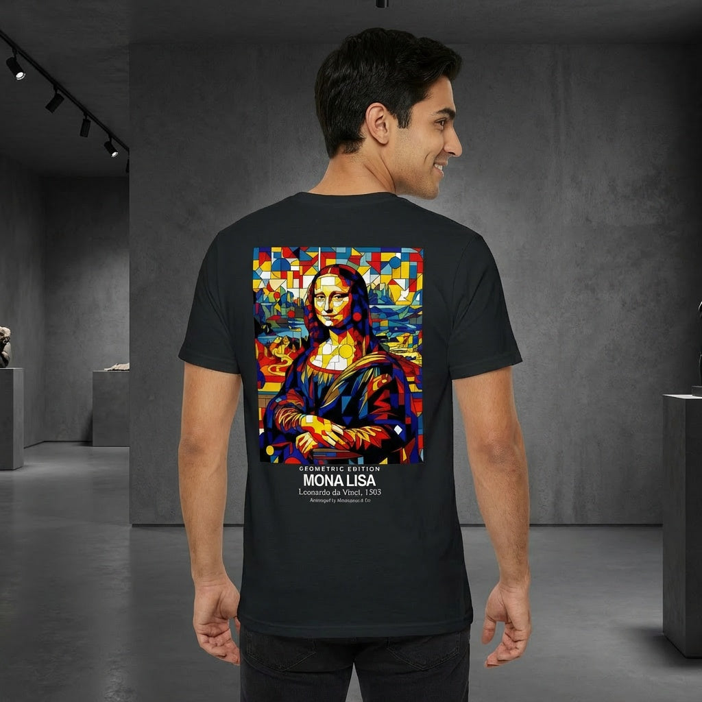 Mona Lisa T-Shirt - GEOMETRIC EDITION-4