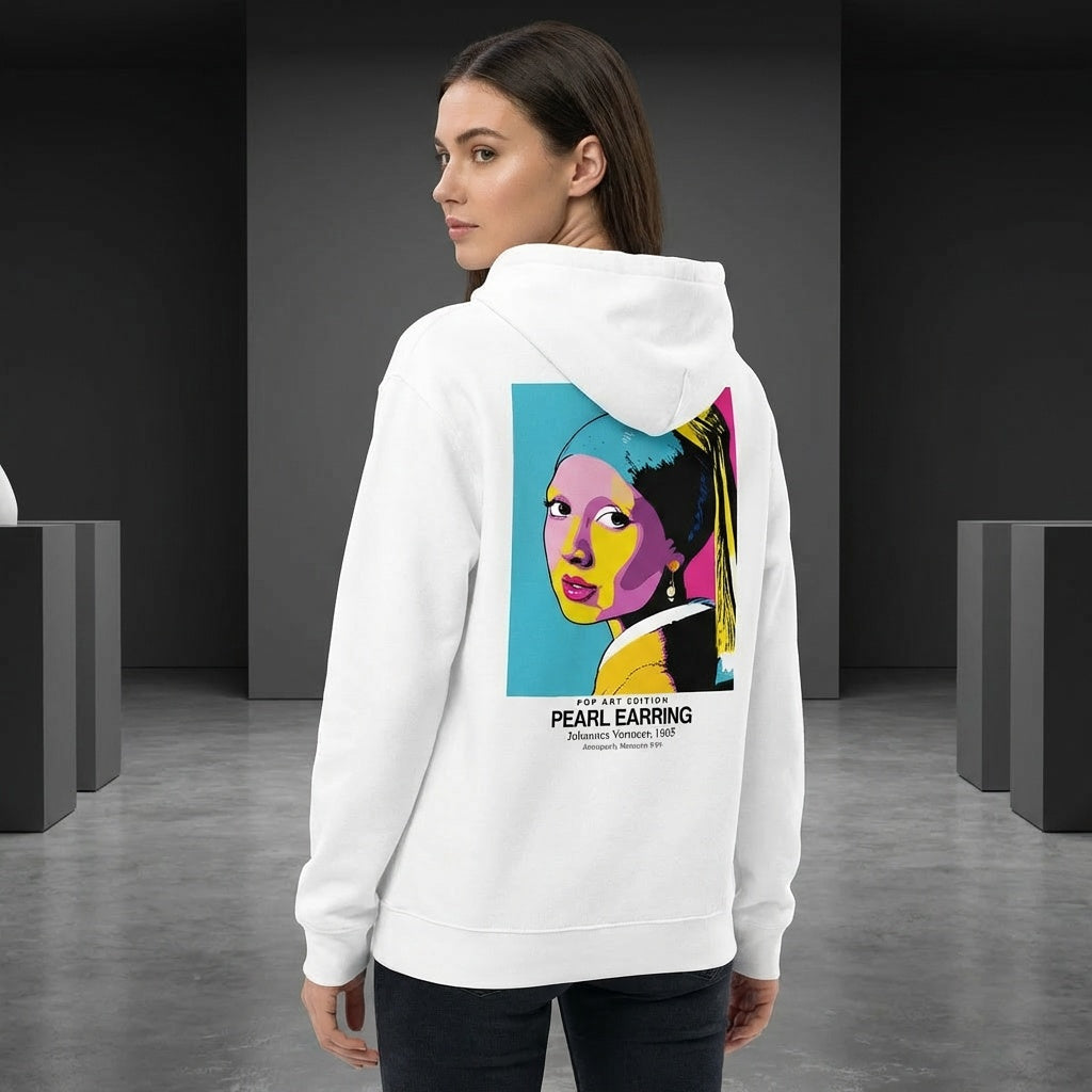 Girl with a Pearl Earring Hoodie - POP ART EDITION-2