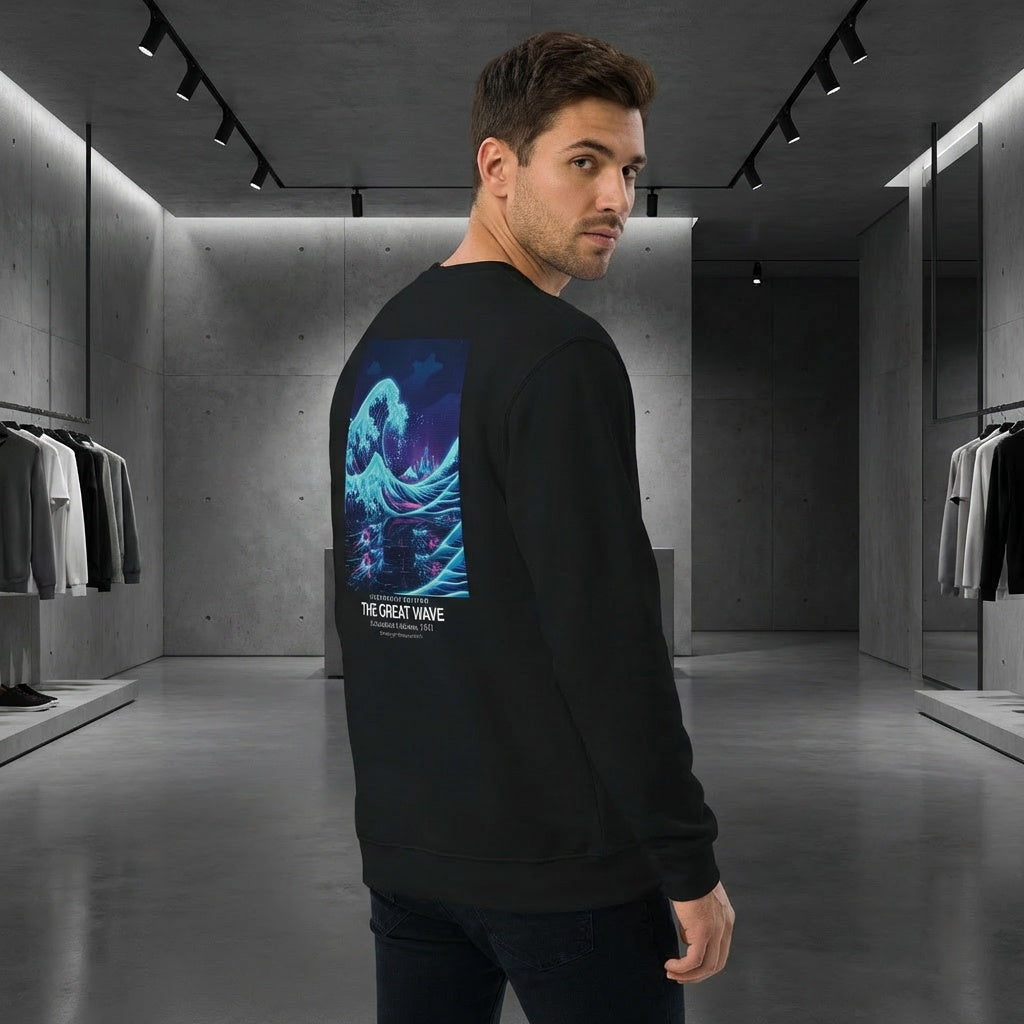 The Great Wave Sweater - CYBERPUNK EDITION-2