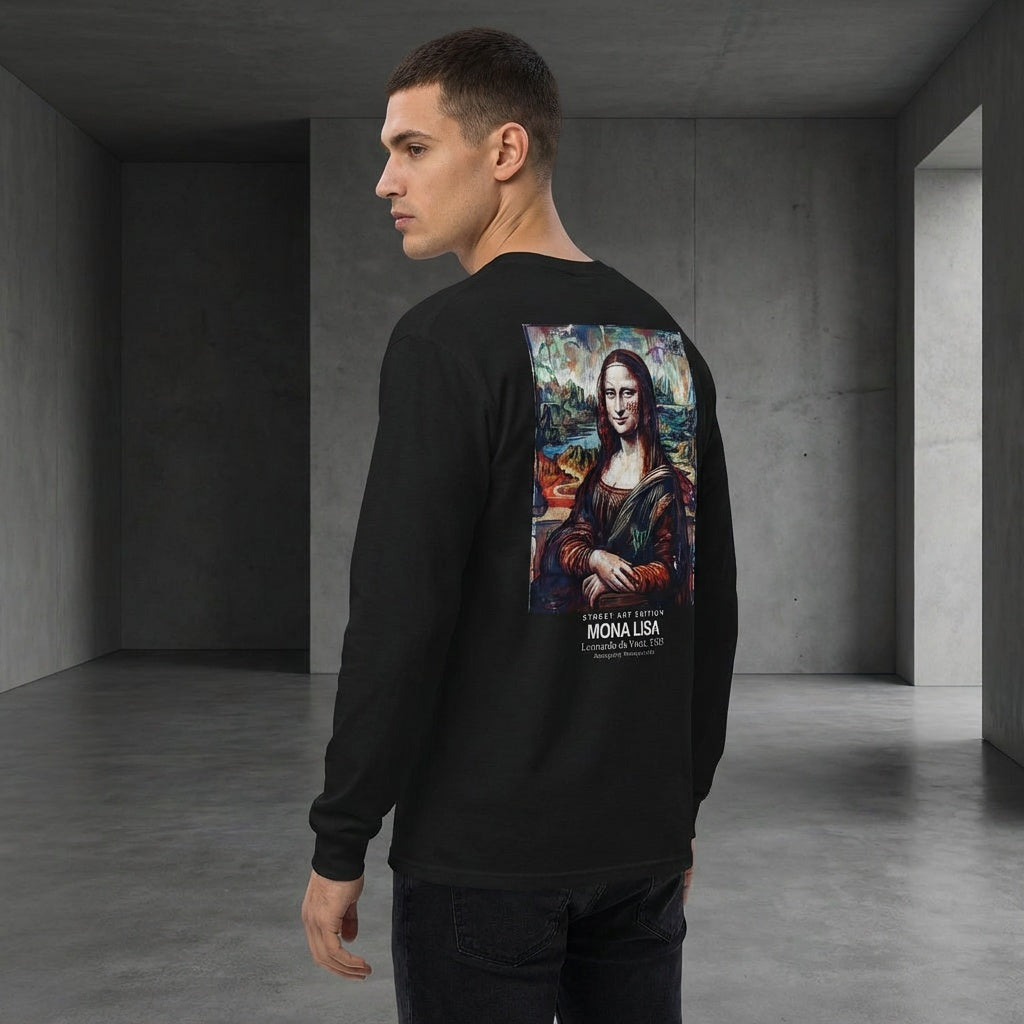 Mona Lisa Longsleeve T-Shirt - STREET ART EDITION