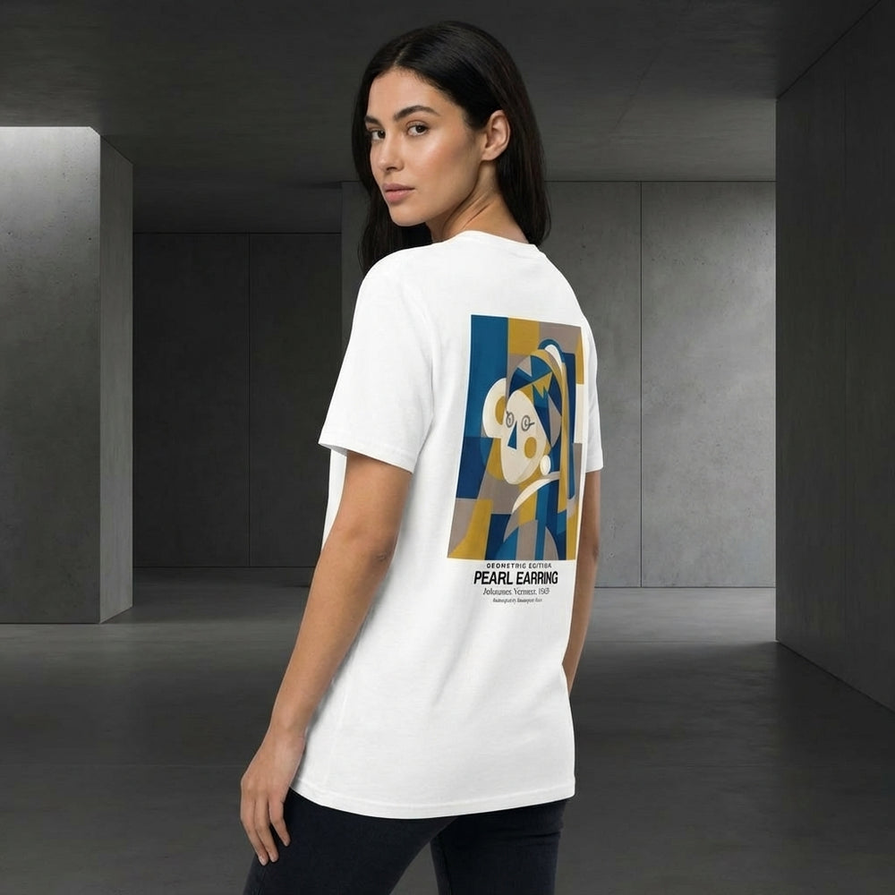 Girl with a Pearl Earring T-Shirt - GEOMETRIC EDITION