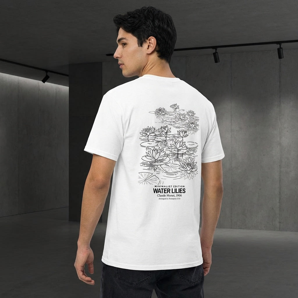 Water Lilies T-Shirt - MINIMALIST EDITION-2