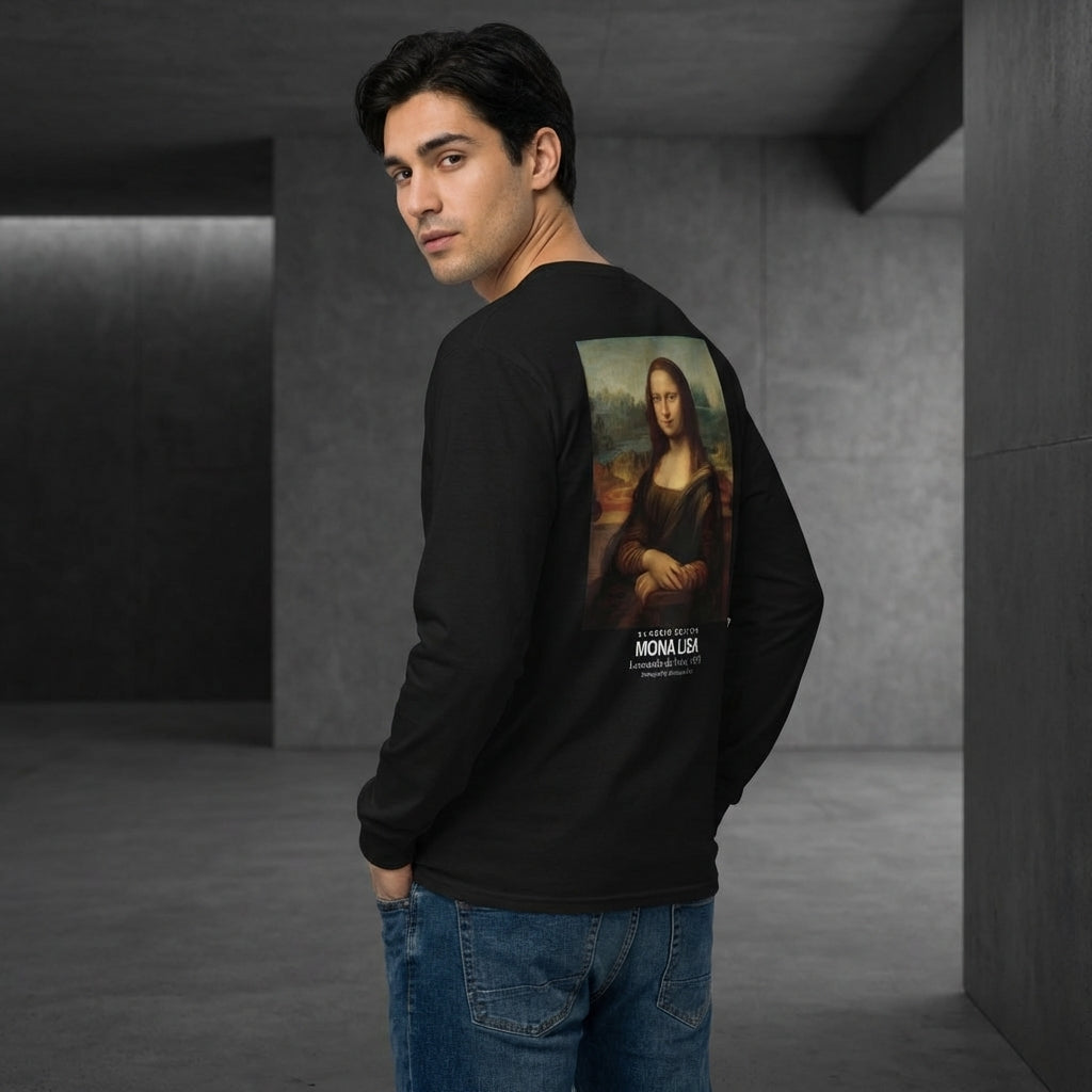 Mona Lisa Longsleeve T-Shirt - CLASSIC EDITION-4