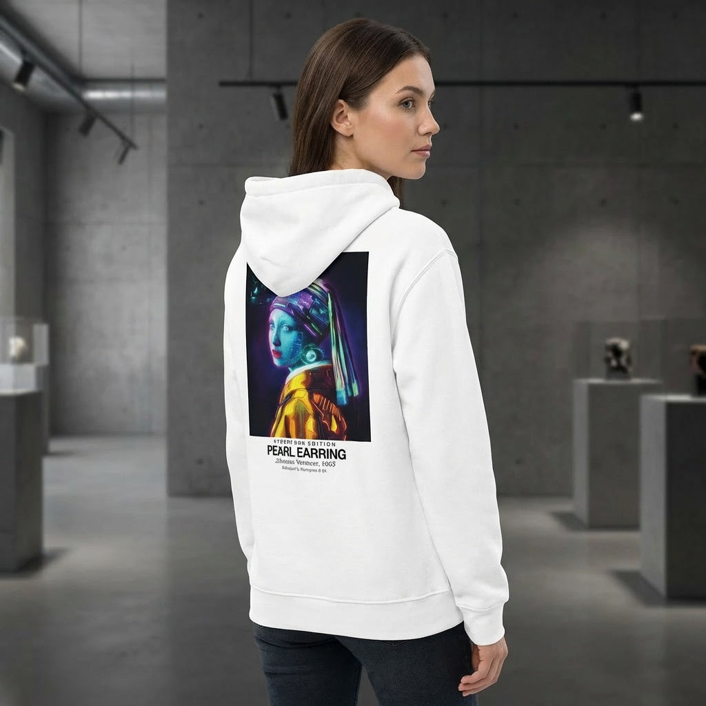 Girl with a Pearl Earring Hoodie - CYBERPUNK EDITION-4