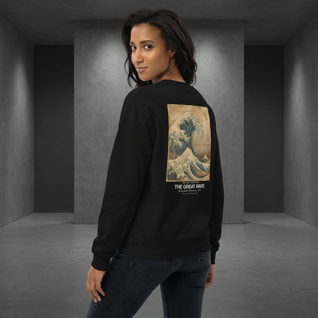The Great Wave Sweater - RETRO EDITION-3