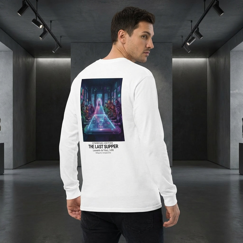 The Last Supper Longsleeve T-Shirt - CYBERPUNK EDITION-4