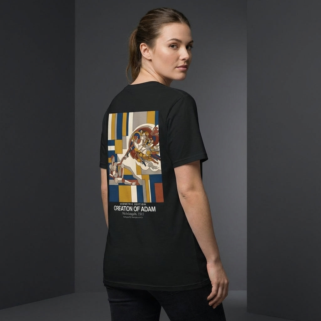 Creation of Adam T-Shirt - GEOMETRIC EDITION-3