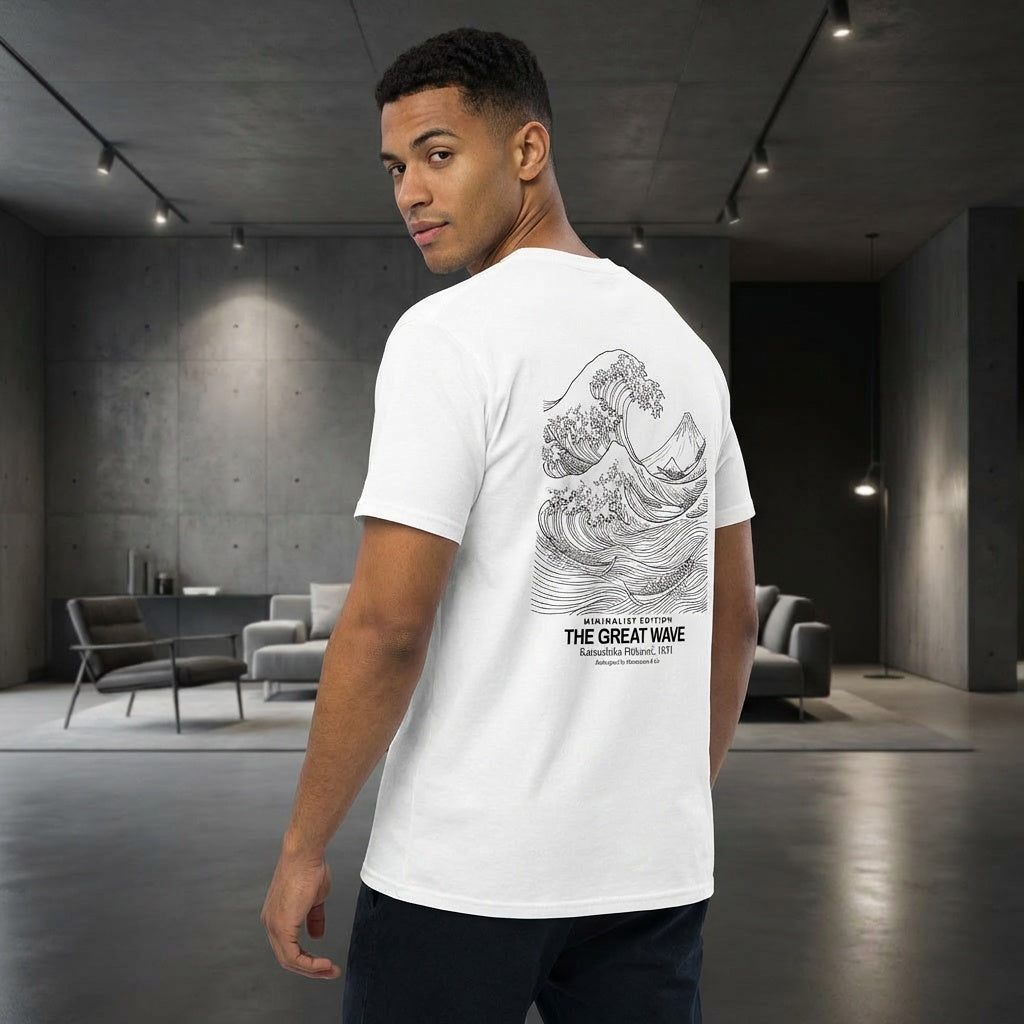 The Great Wave T-Shirt - MINIMALIST EDITION