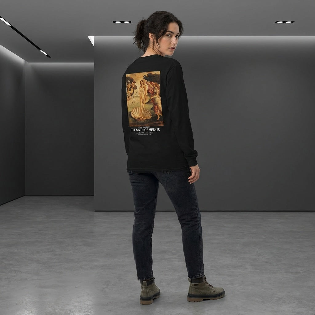 The Birth of Venus Longsleeve T-Shirt - RETRO EDITION-3