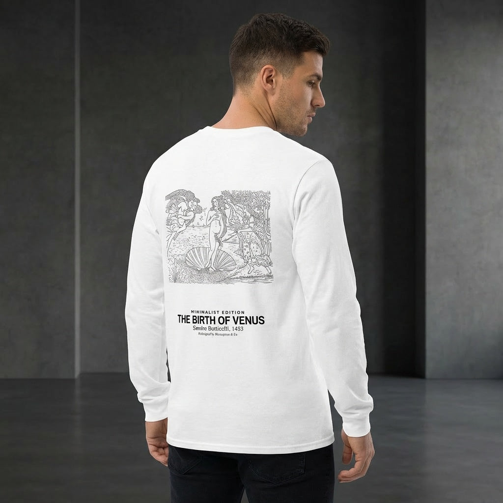 The Birth of Venus Longsleeve T-Shirt - MINIMALIST EDITION