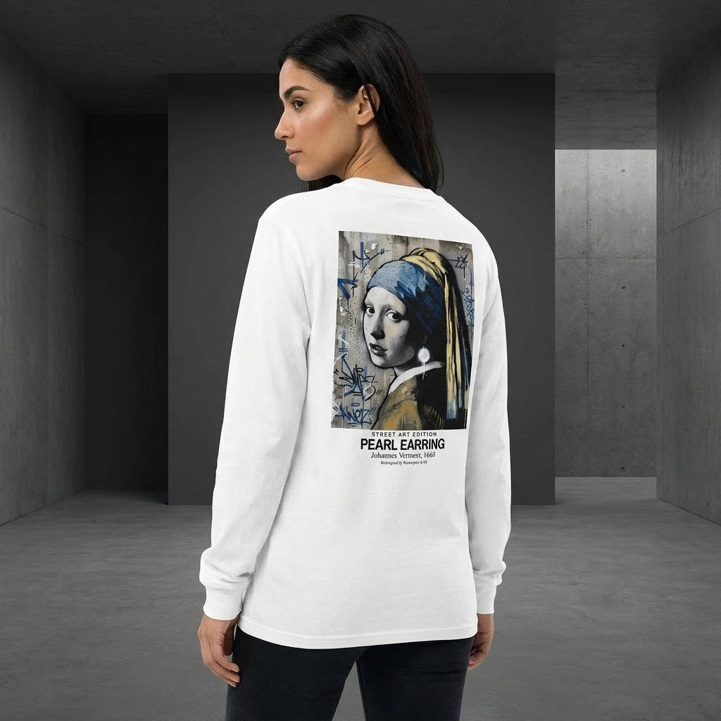 Girl with a Pearl Earring Sweater - STREET ART EDITION-3