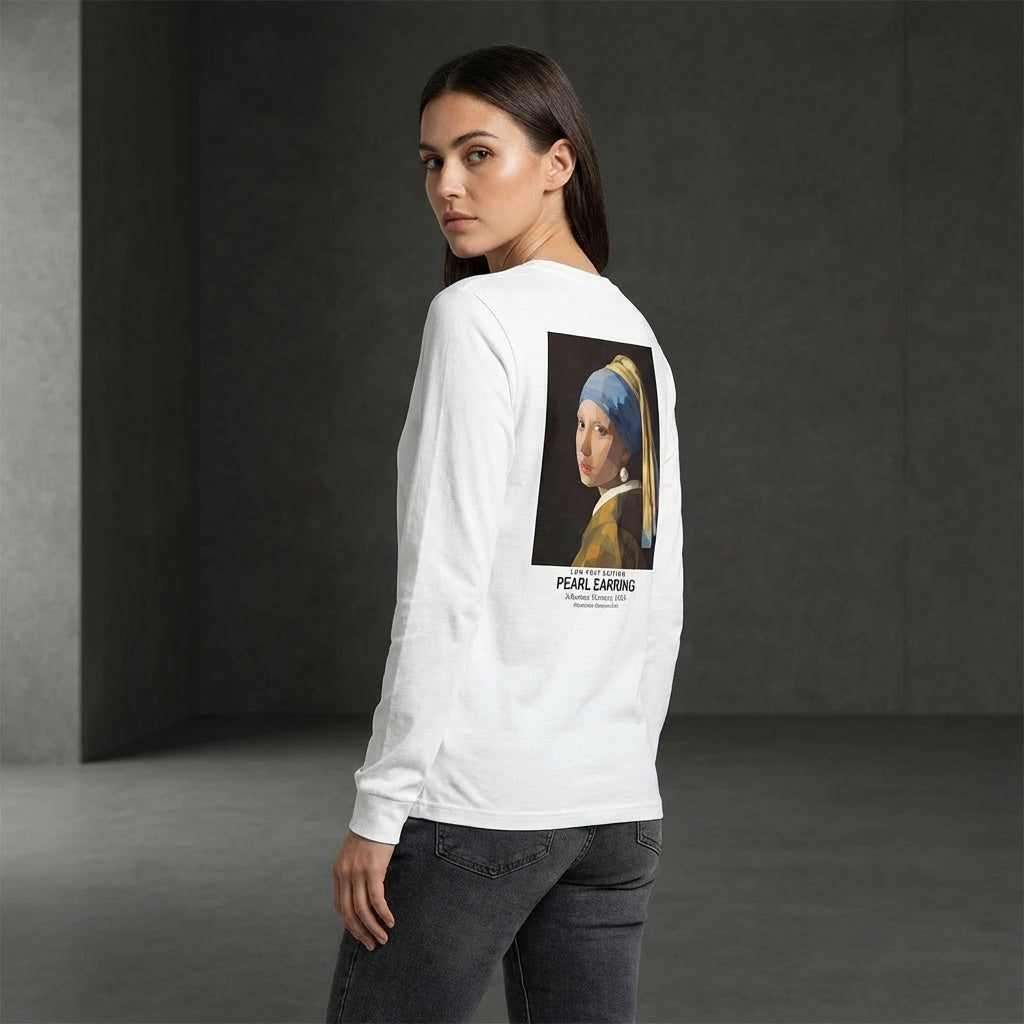 Girl with a Pearl Earring Sweater - LOW POLY EDITION-2