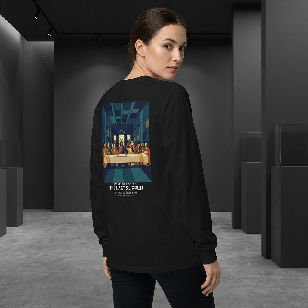 The Last Supper Longsleeve T-Shirt - GEOMETRIC EDITION