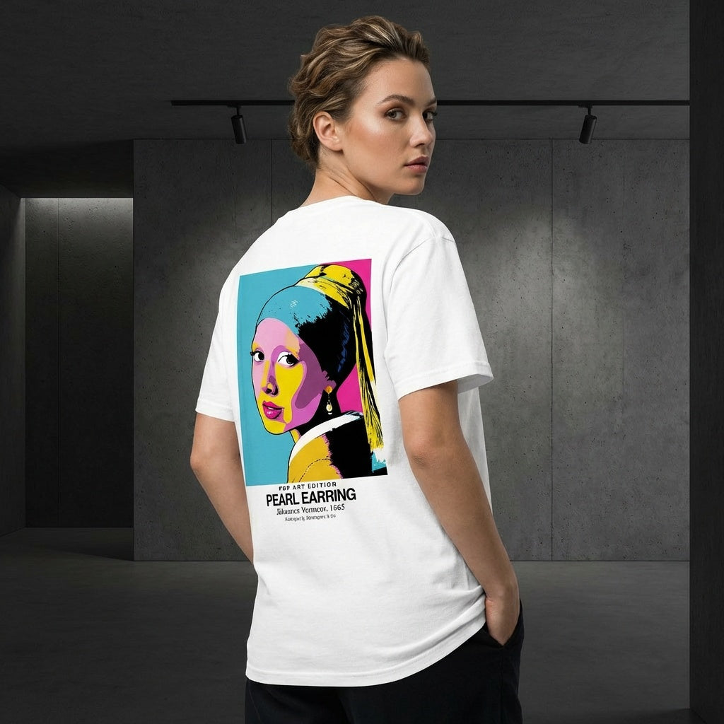 Girl with a Pearl Earring T-Shirt - POP ART EDITION-2