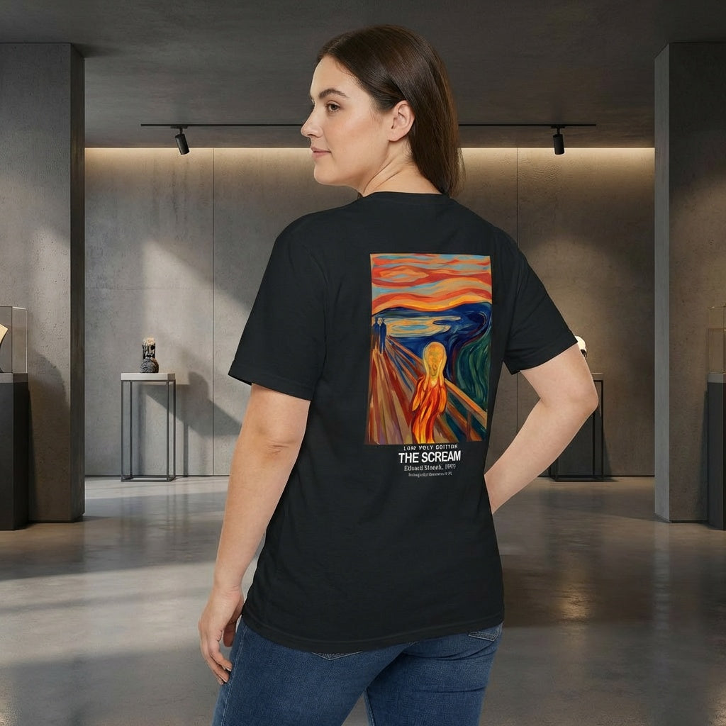 The Scream T-Shirt - LOW POLY EDITION-2
