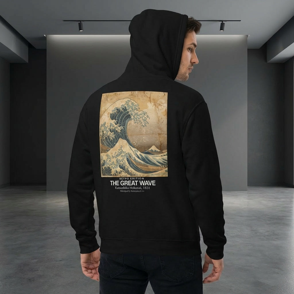 The Great Wave Hoodie - RETRO EDITION