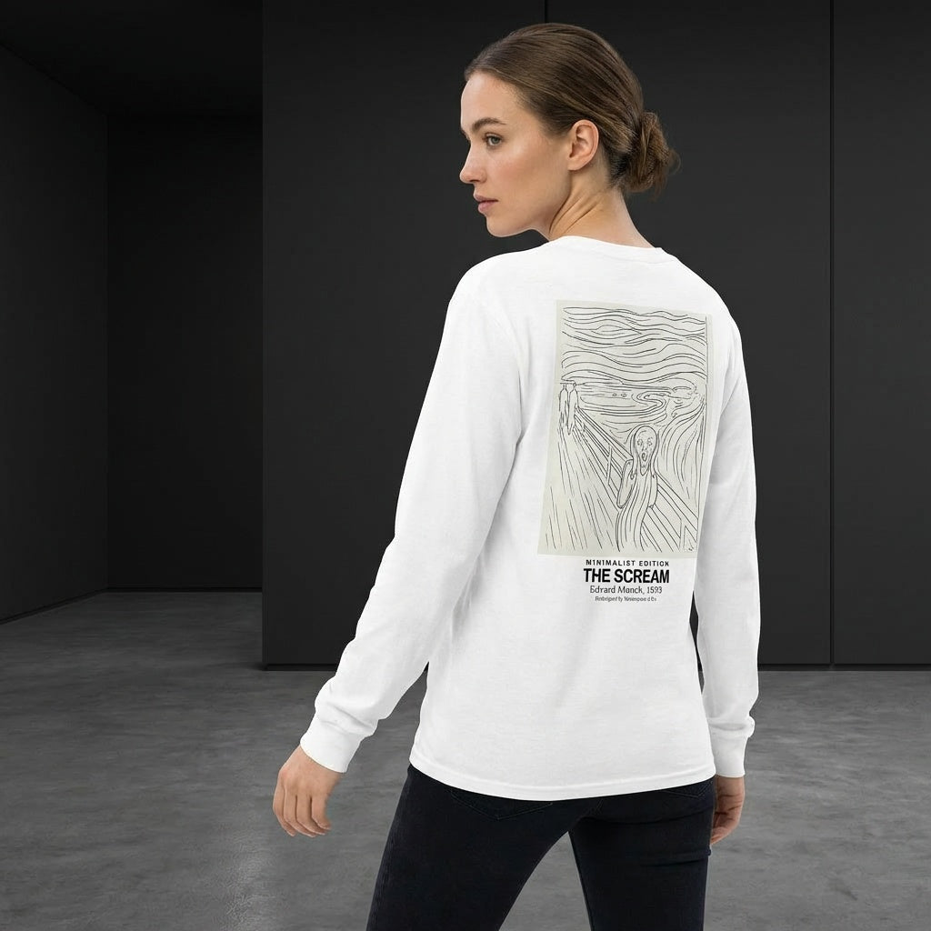 The Scream Longsleeve T-Shirt - MINIMALIST EDITION